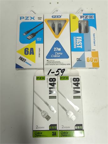 Lot 1-59 - PZX Data Cables
