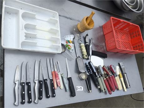 Lot 3-19 - Commercial Kitchen Utensils