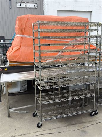 Lot 3-44 - Steel Wire Shelving Unit