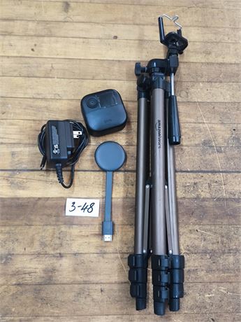 Lot 3-48 -  Tripod, WebCam and Google Chromecast