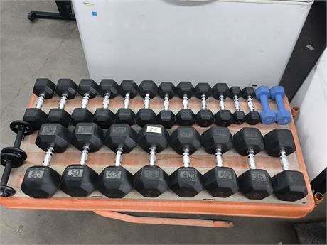 Lot 26 - Dumbells