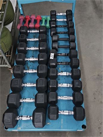 Lot 27 - Dumbells