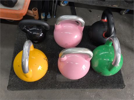 Lot 33 - Kettlebells