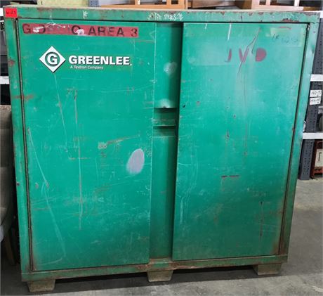 Lot -W-23 - Greenlee 2-Door Cabinet