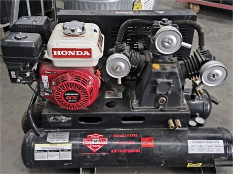 Lot - W-15 -  Honda Gasoline Air Compressor