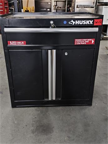 Lot - W-12 - Husky 8.203 Storage Container