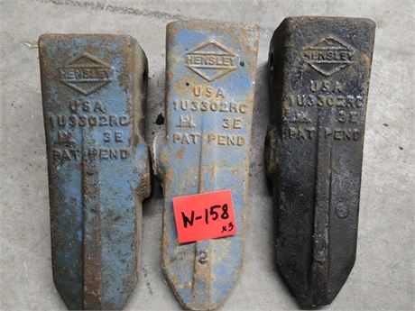Lot - W-158 - Hensley-Style Digging Bucket Teeth