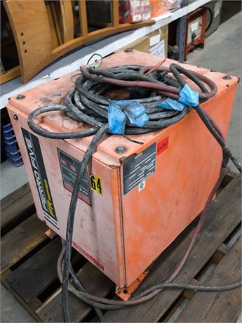 Lot - W - 130 - Ferro Five FR Series Industrial Battery and Charger