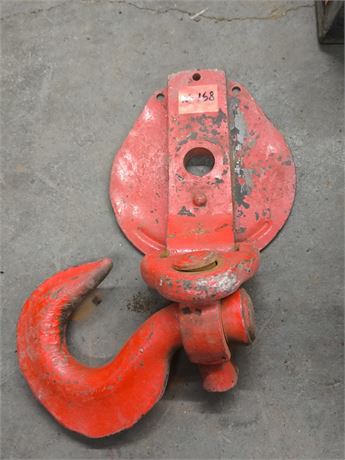 Lot - W-168 - Snatch Block Pully with Swivel Hook - McKissick 10 ton