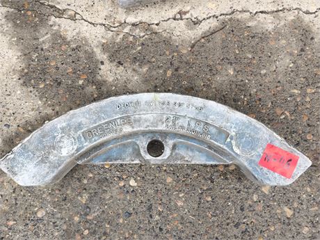 Lot - W - 116 - GreenleeGreenlee Hydraulic bender curved shoes