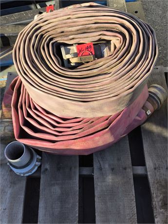 Lot - W-199 - Heavy Duty Lay Flat Hoses