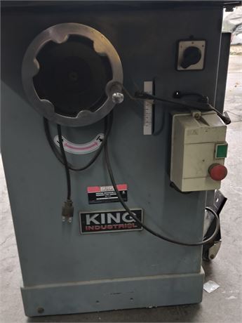 Lot - W - 128 -King Industrial Wood Working Shaper